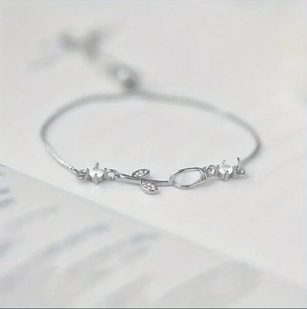 AR-011 Silver Bracelet adjustable