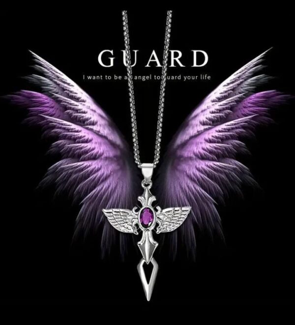 Angel Wings Pendant Necklace - Image 2